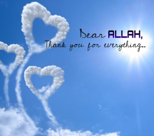 Thanks Allah for everything